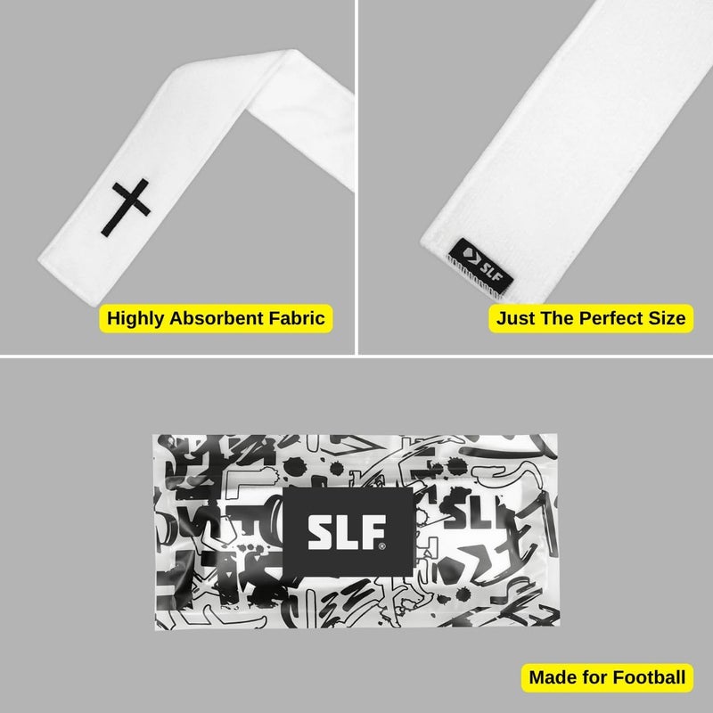SLEEFS Faith Cross White Thin Football Towel - Image 3
